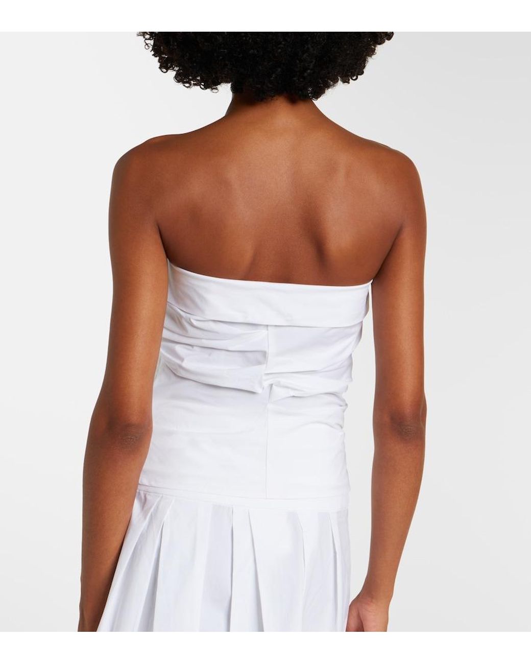 Proenza Schouler White Label Maisy Cotton-Blend Tube Top