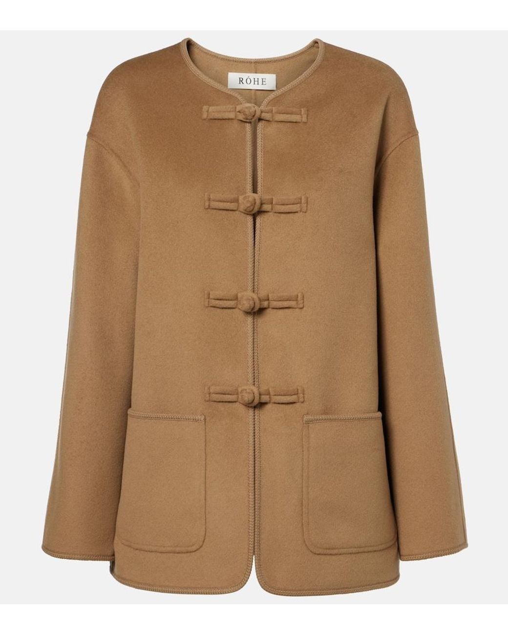 Rohe Brown Wool And Cashmere Jacket