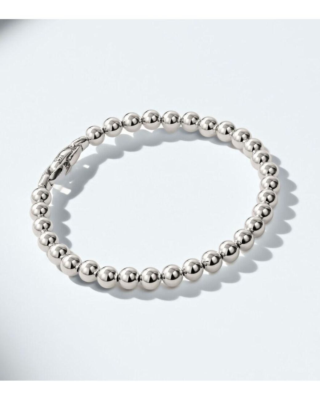 David Yurman Metallic Spiritual Beads Sterling Bracelet for men