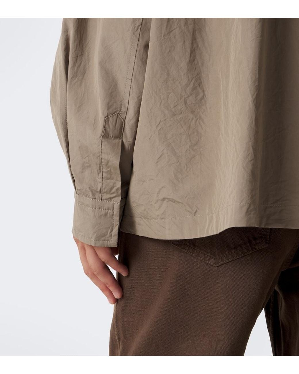 The Row Brown Trenton Cotton Jacket for men