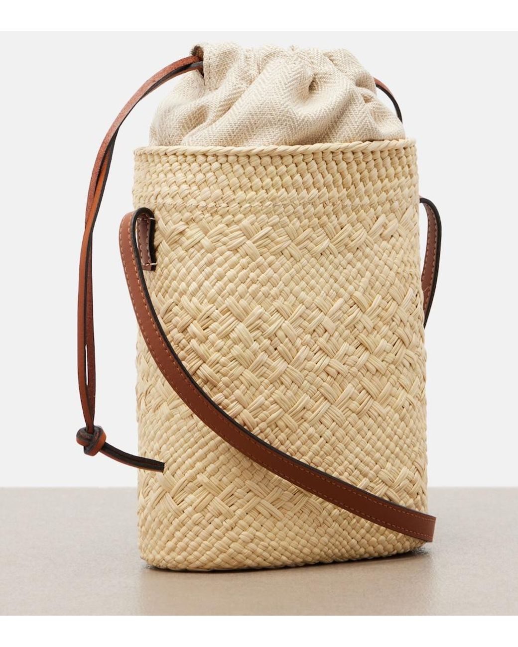 Loewe Metallic Paula's Ibiza Anagram Bucket Bag