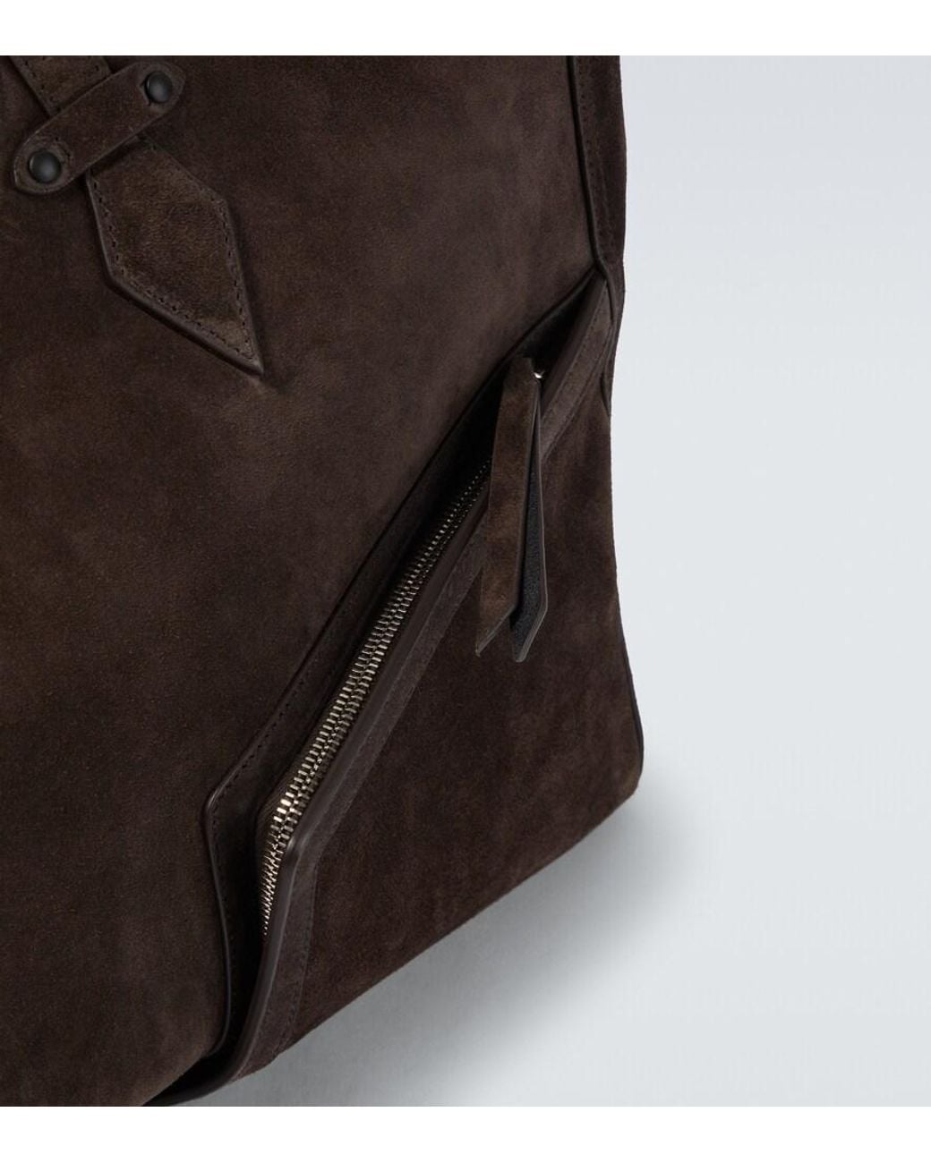 Metier Black Sergeant Suede Duffel Bag for men