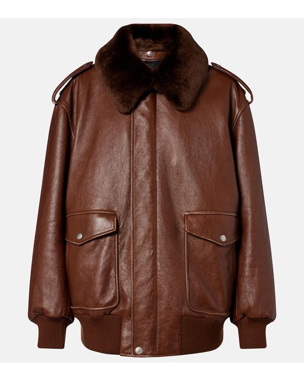 Bomber di Prada in Brown