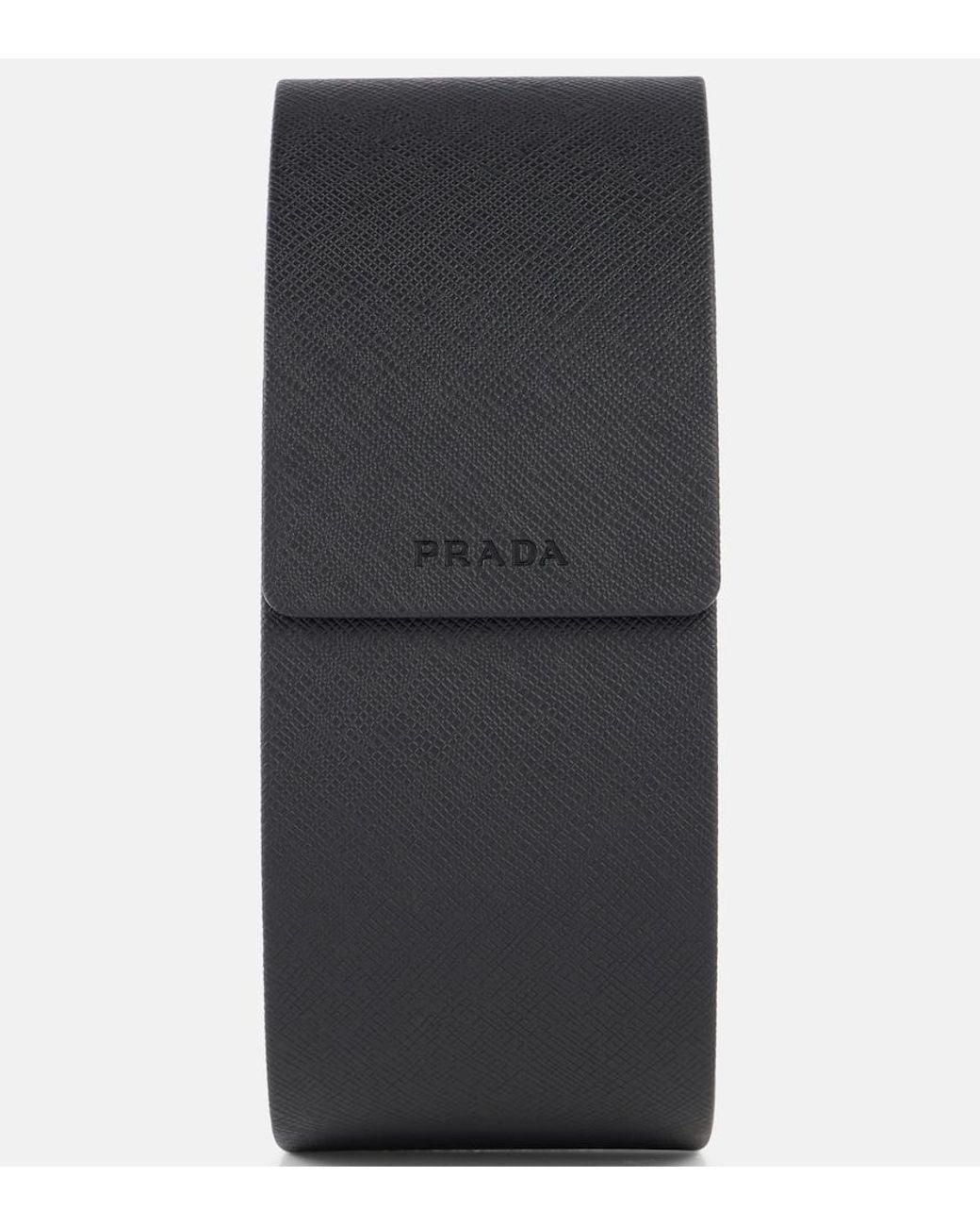 Prada Gray Rectangular Sunglasses