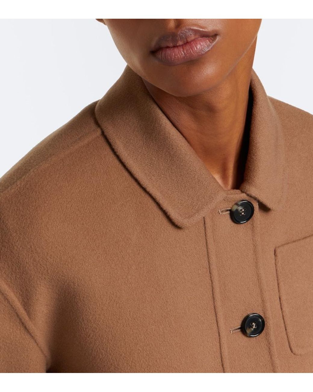 Max Mara Brown Virgin Wool Jacket