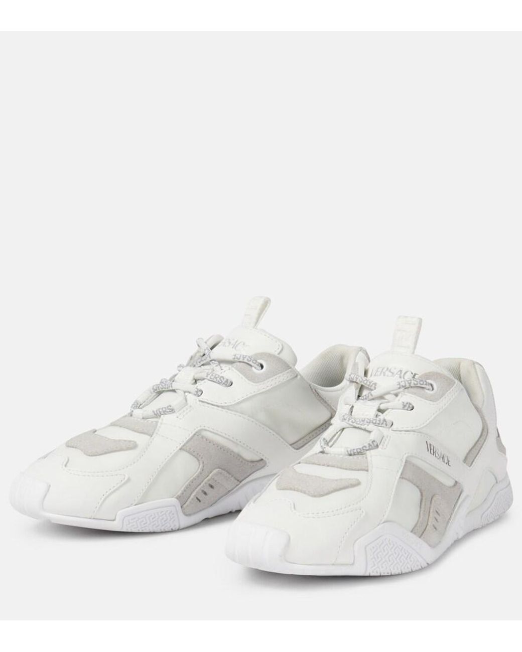 Versace White Low-Top Sneaker