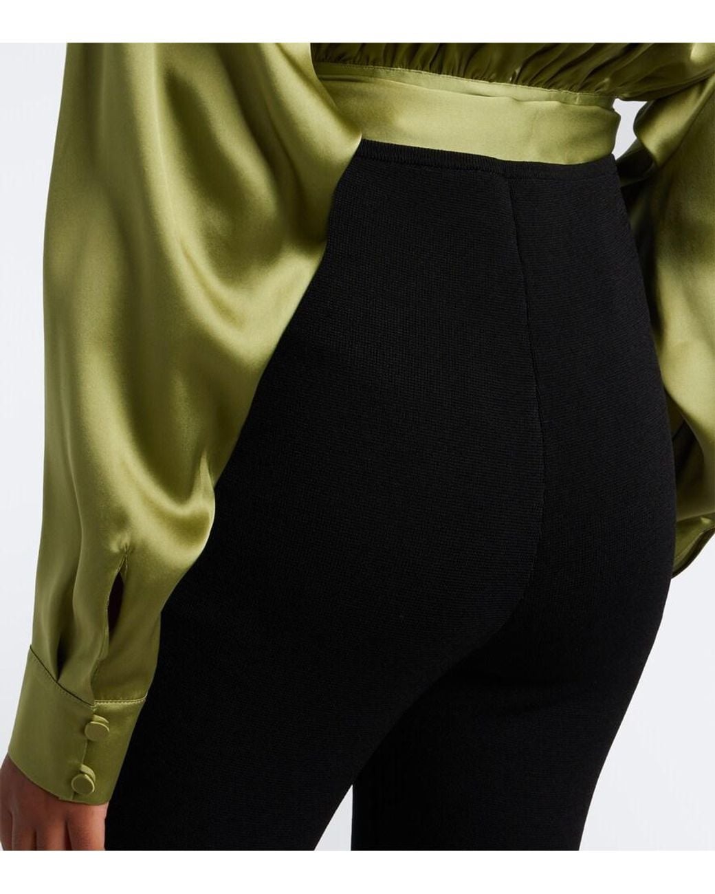 Balmain Black Knitted Leggings