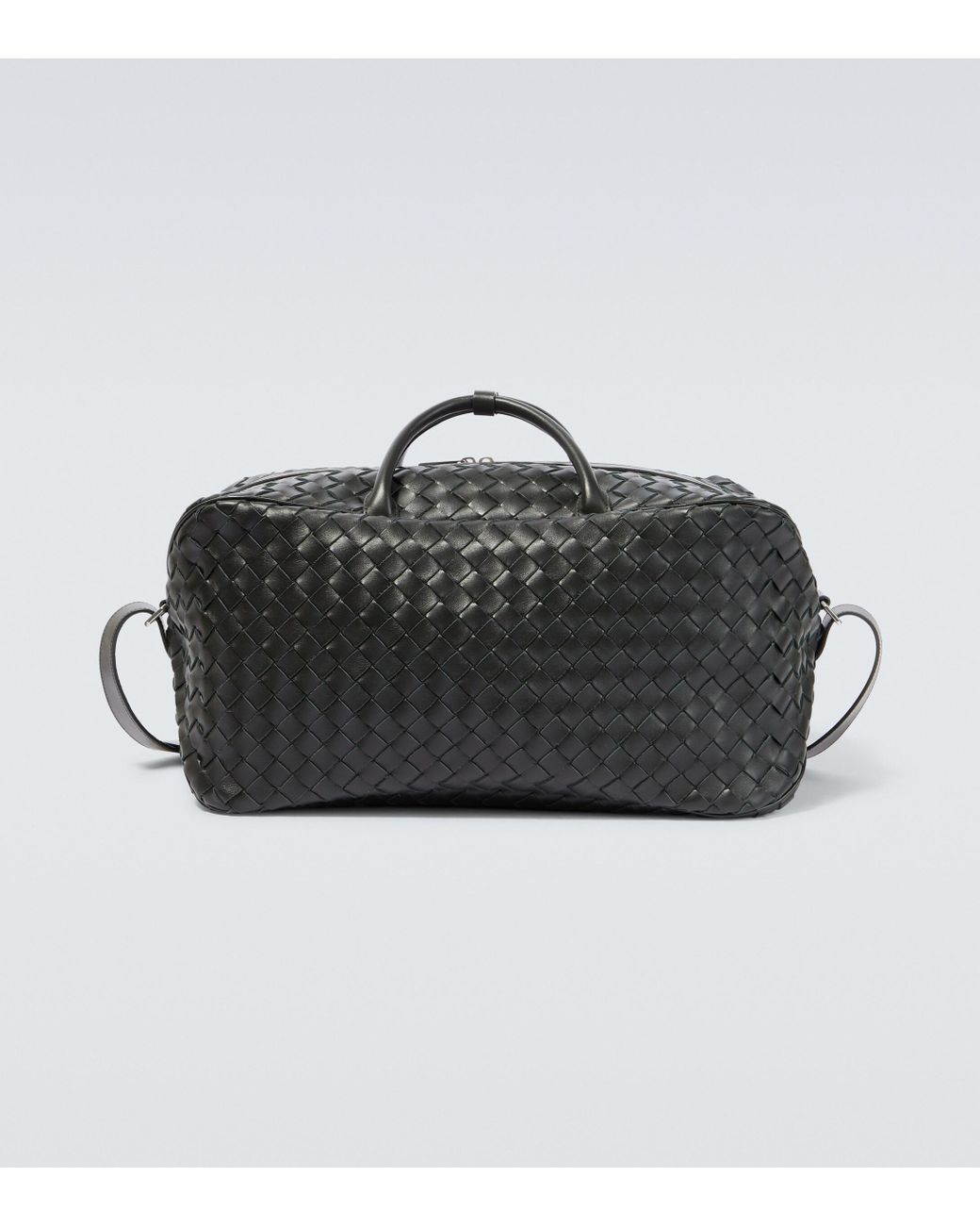 Sac Bottega Veneta Galeries Lafayette Leather Duffle Bag Bottega Veneta pour homme en coloris Noir | Lyst