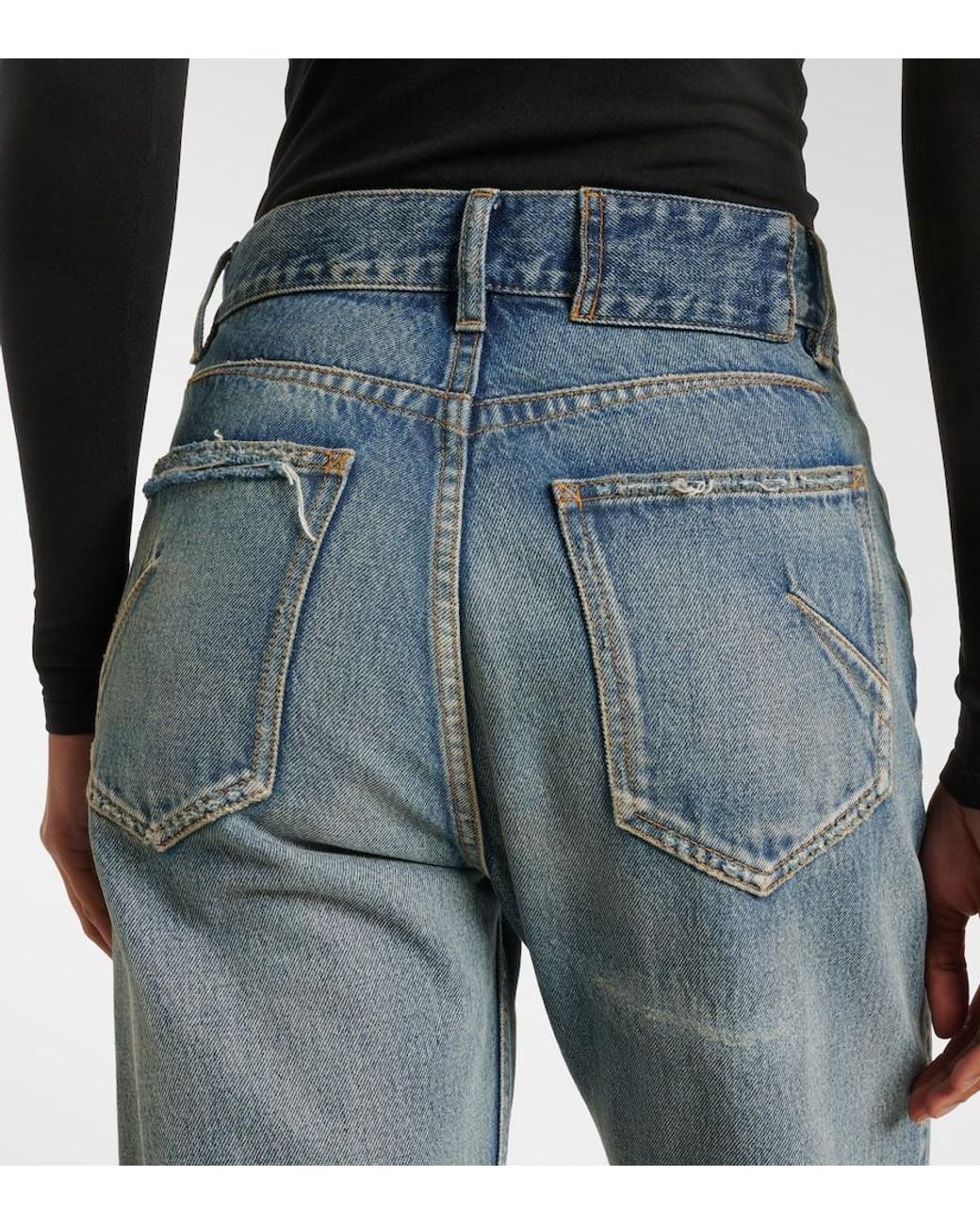Alaïa Blue Straight Jeans