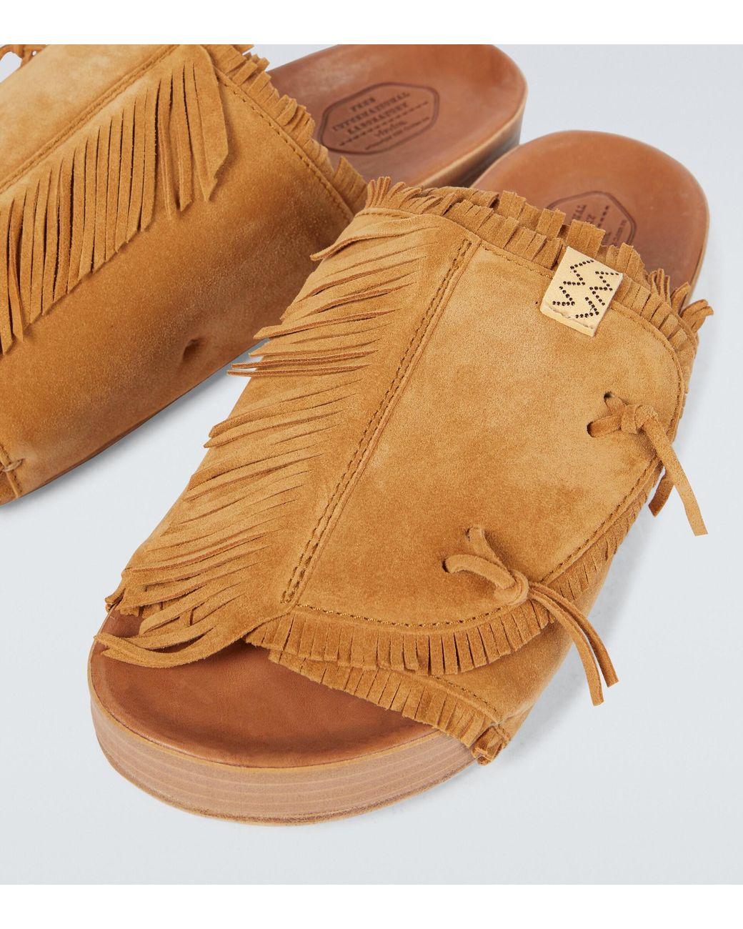 Visvim Men's Brown Christo Shaman-folk Sandals