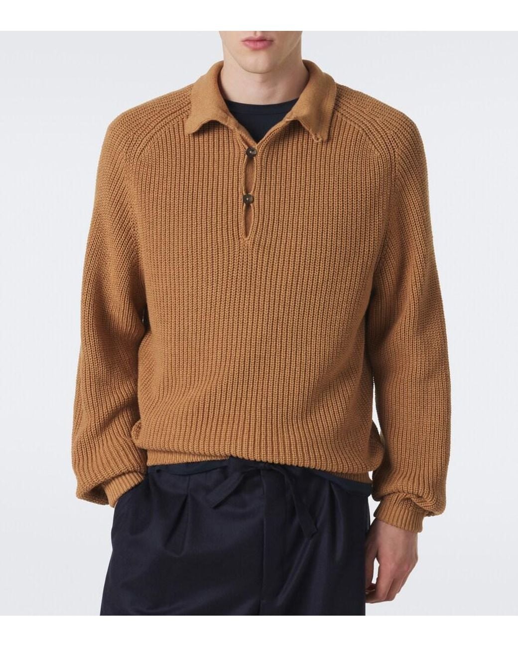 Pull En Coton STÒFFA pour homme en coloris Brown