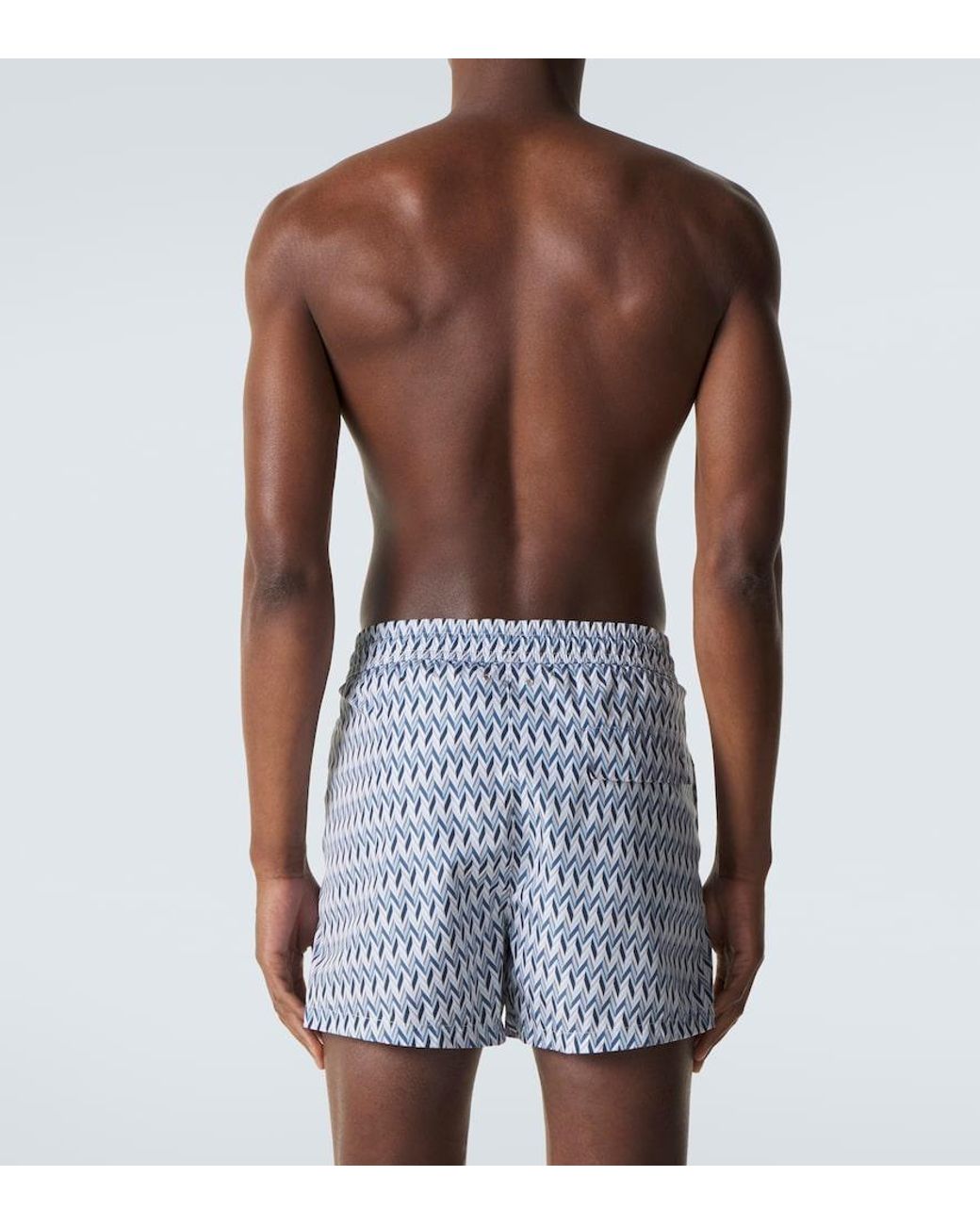 Missoni Blue Zigzag Swim Trunks for men