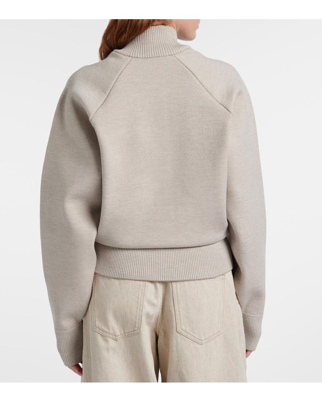 Jacquemus Natural Lavande Wool-Blend Cardigan