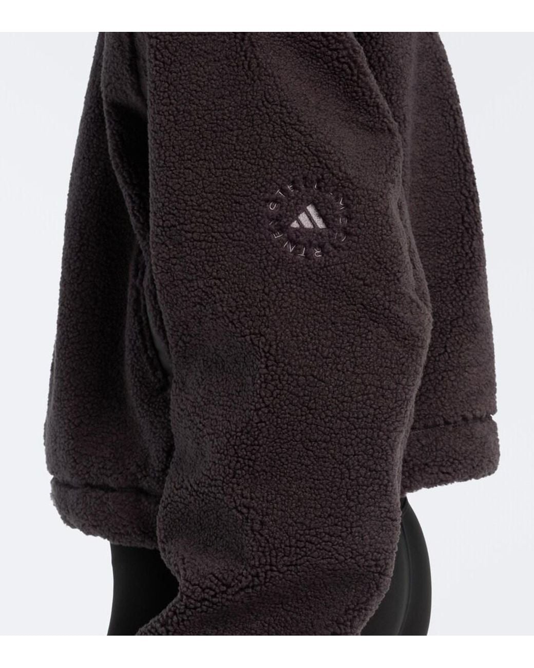 Adidas By Stella McCartney Black Teddy Jacket