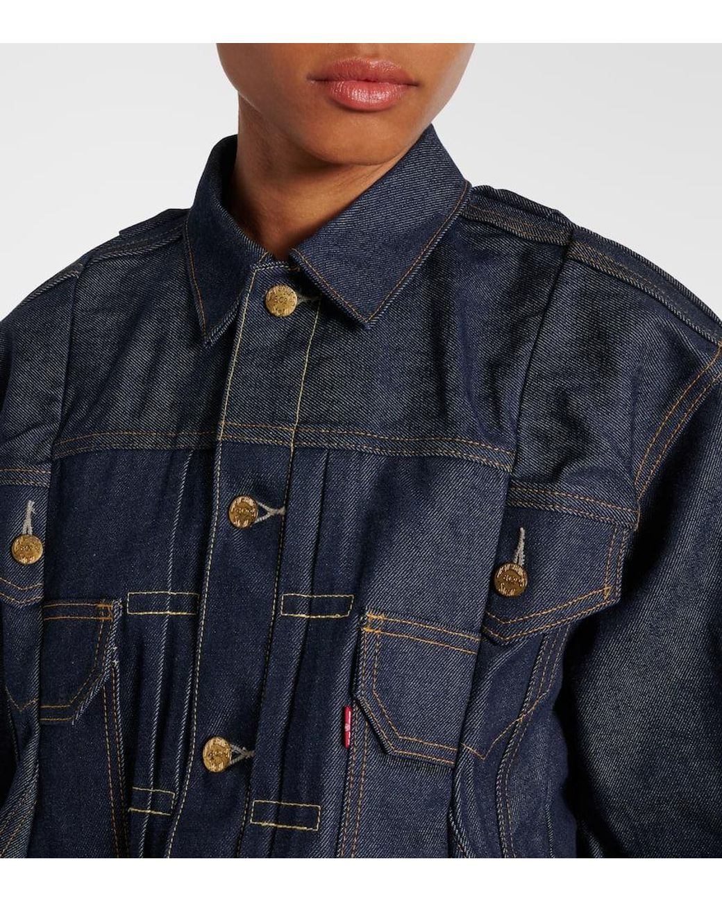 Sacai Blue X Levi's Denim Jacket