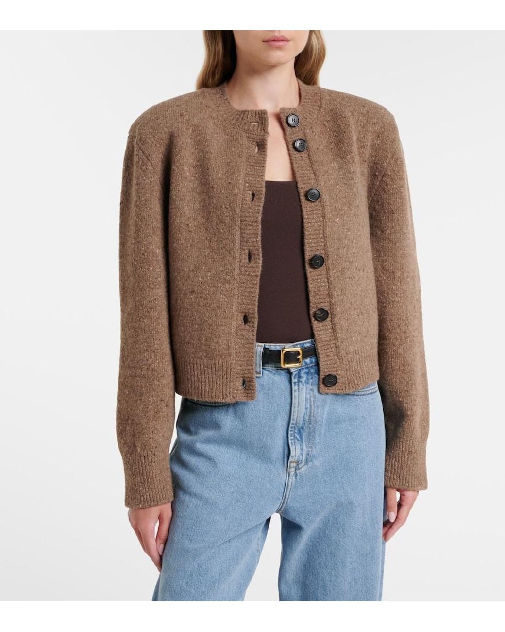 Rohe Brown Wool Cardigan