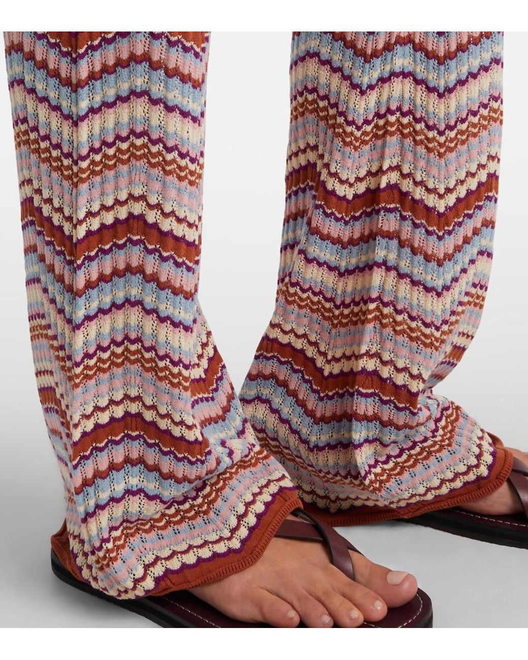Pantalones Flared Boni De Algodon Rixo