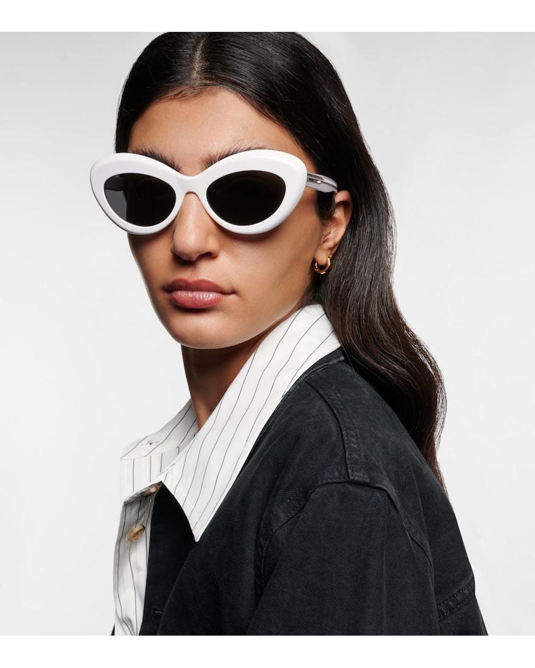 Khaite Gray X Oliver Peoples 1968C Cat-Eye Sunglasses