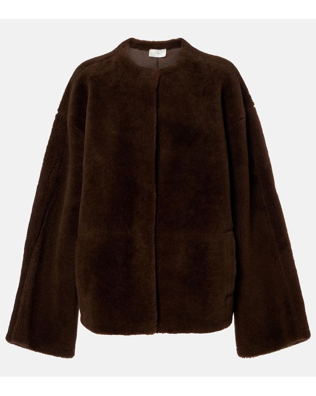 The Row Brown Valorin Shearling Jacket
