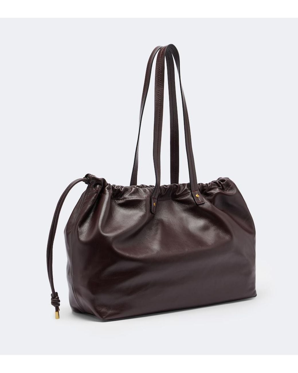 Isabel Marant Brown Silven Large Leather Shoulder Bag