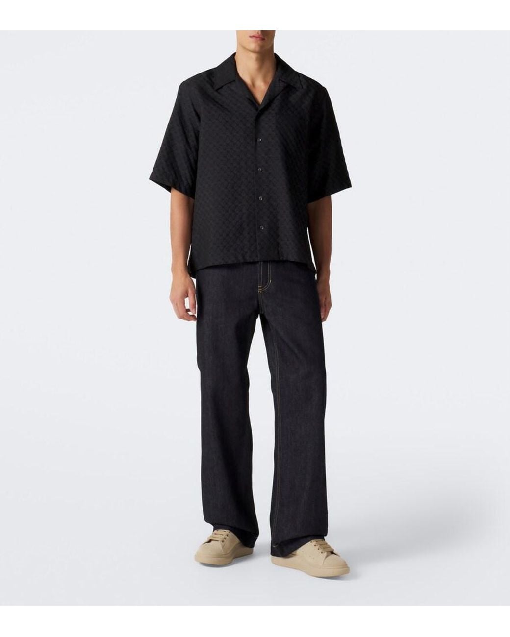McQueen Natural Oversized Suede Sneakers for men