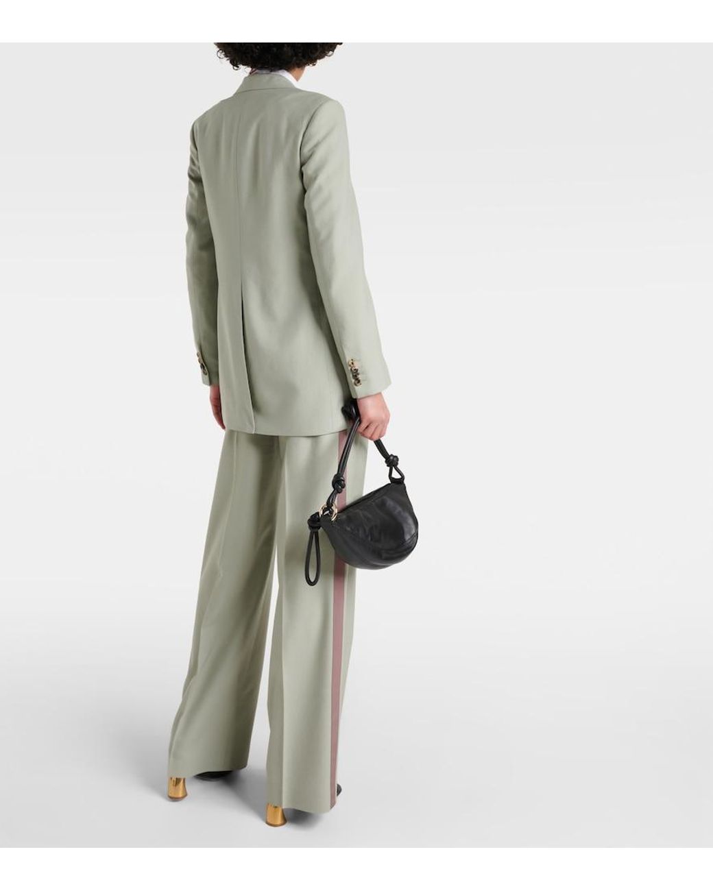 Dries Van Noten Green Wool Blazer