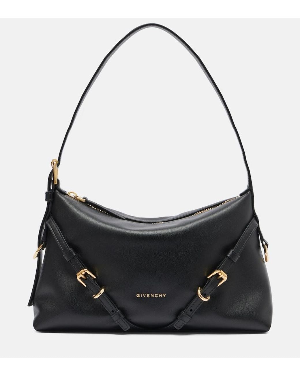 Givenchy Black Voyou Mini Leather Shoulder Bag