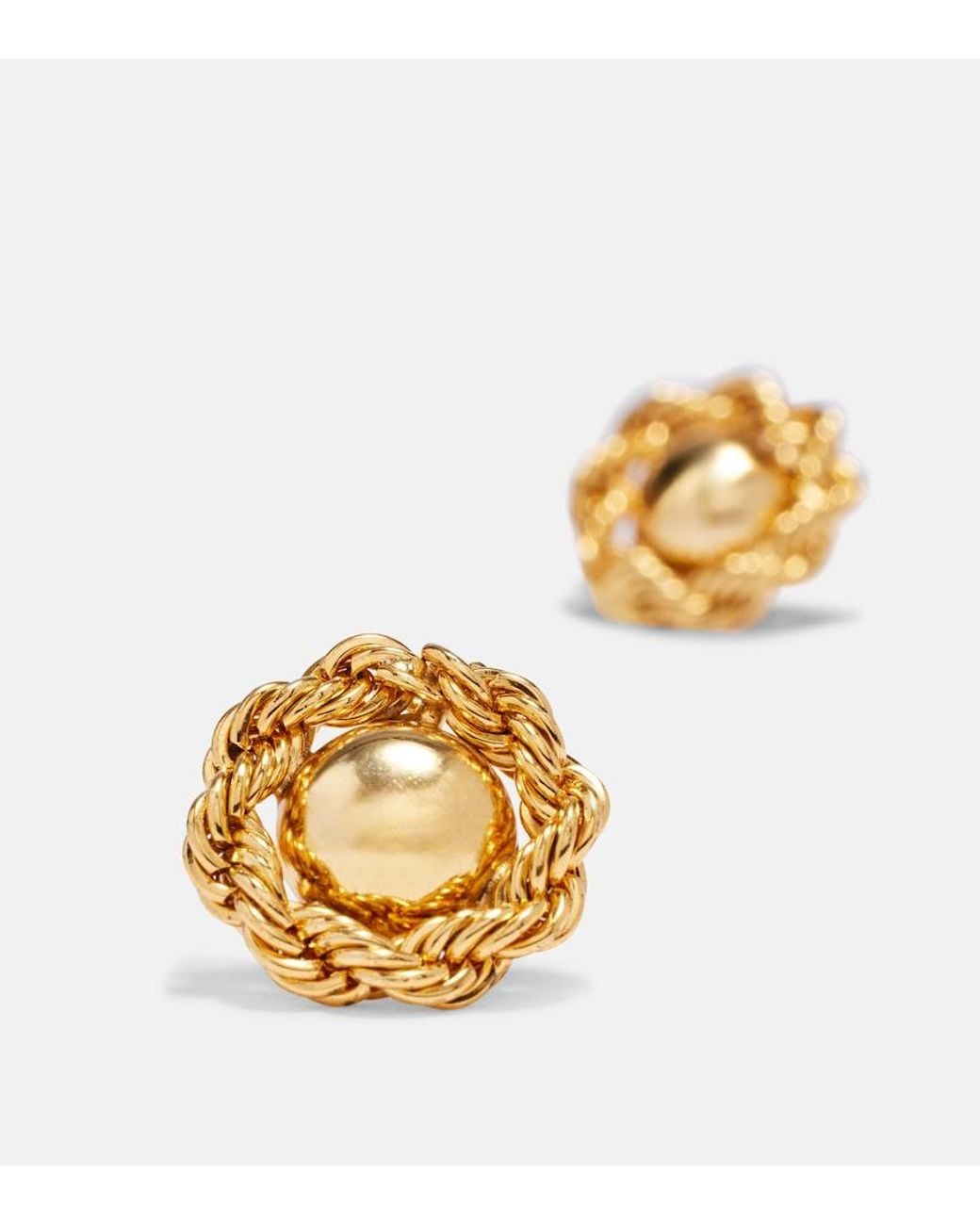 Jennifer Behr Metallic Caryann-Plated Earrings