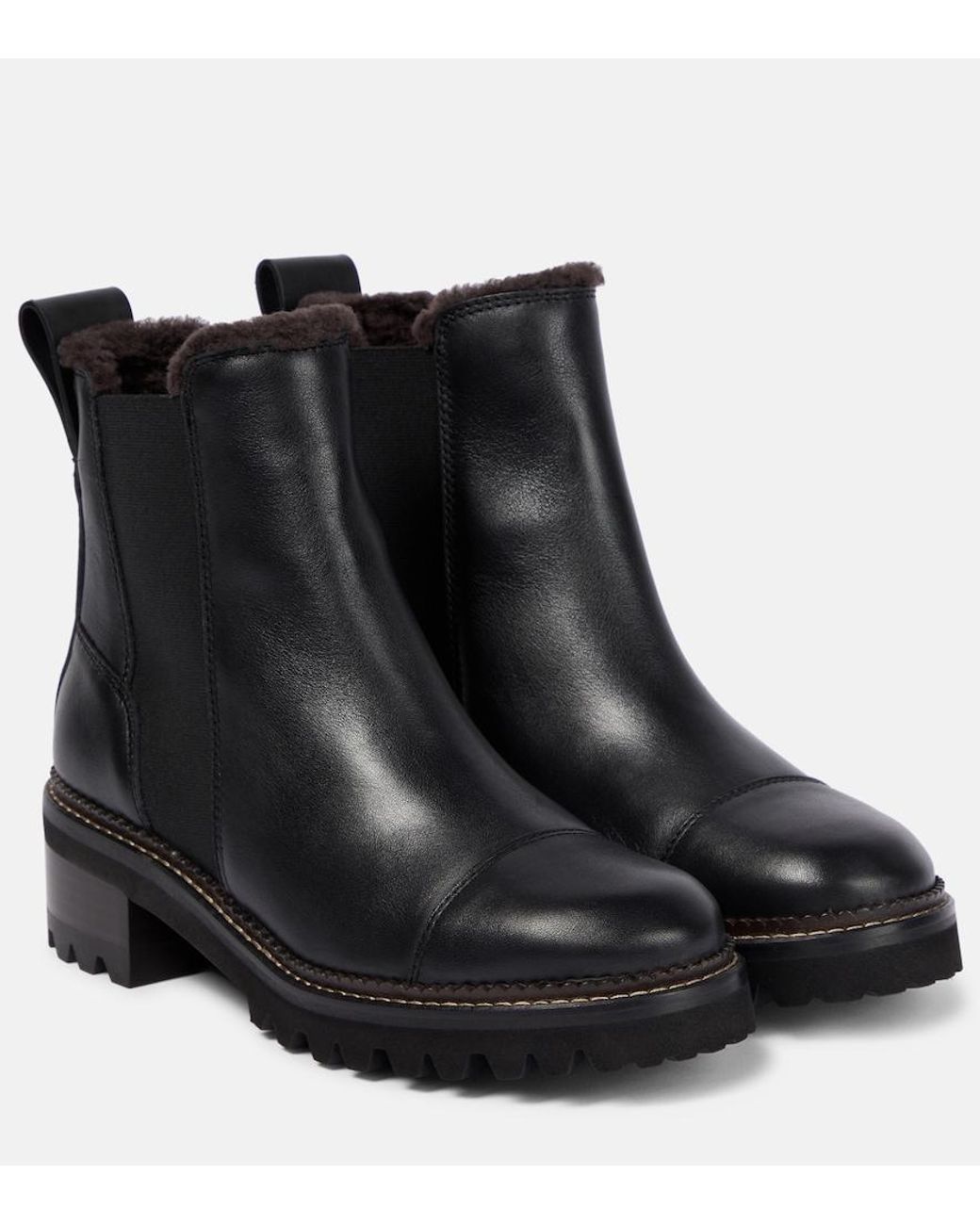 See By Chloé Black Mallory Chelsea Boot