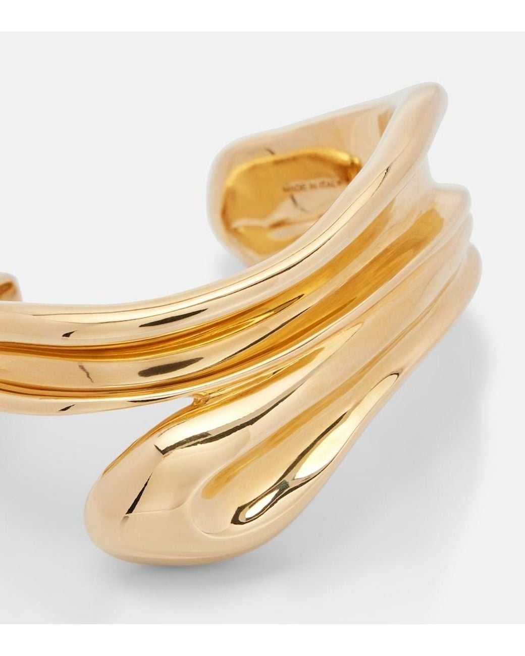 Chloé Metallic Sculpt Cuff Bracelet