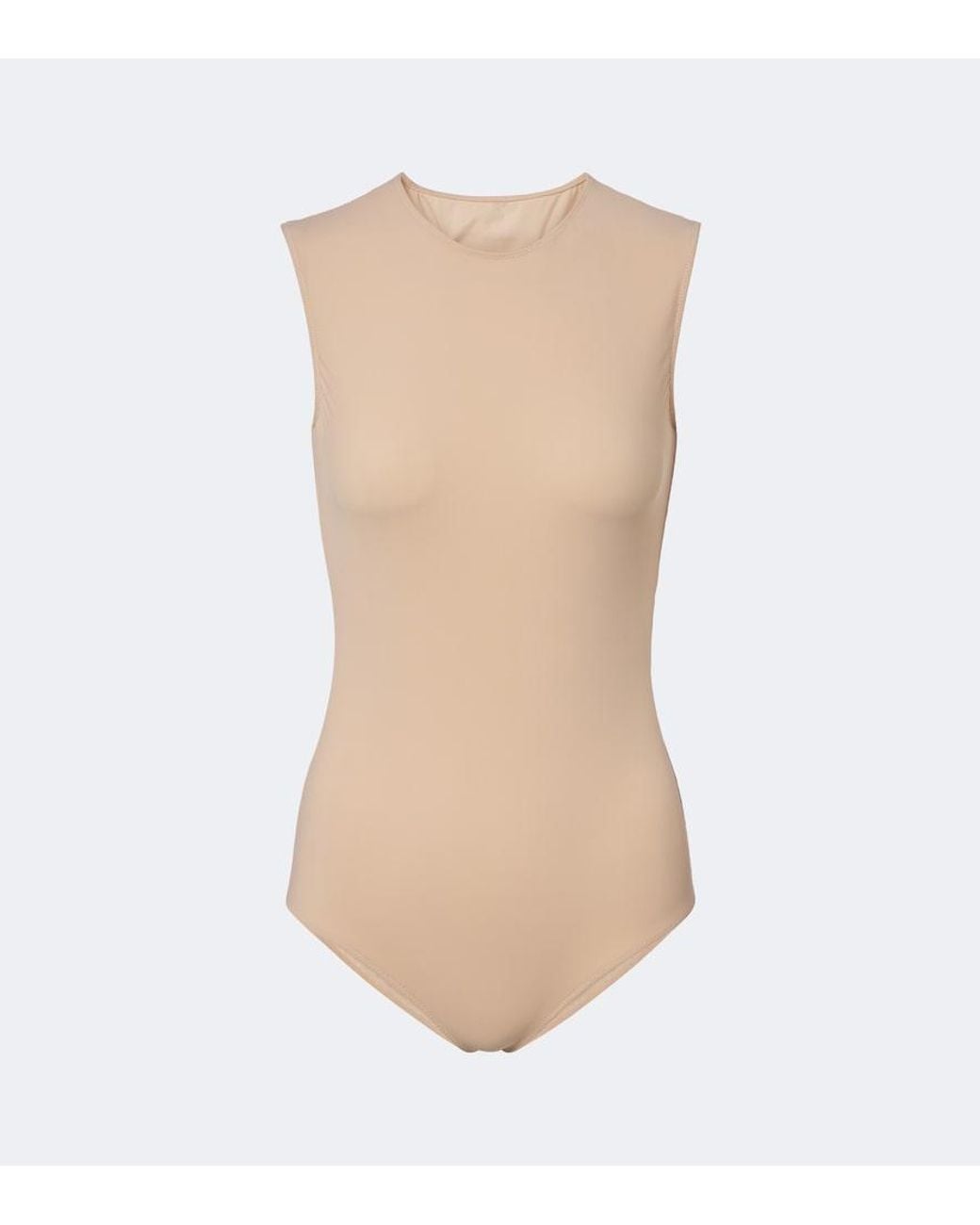 Maison Margiela Natural Jersey Bodysuit