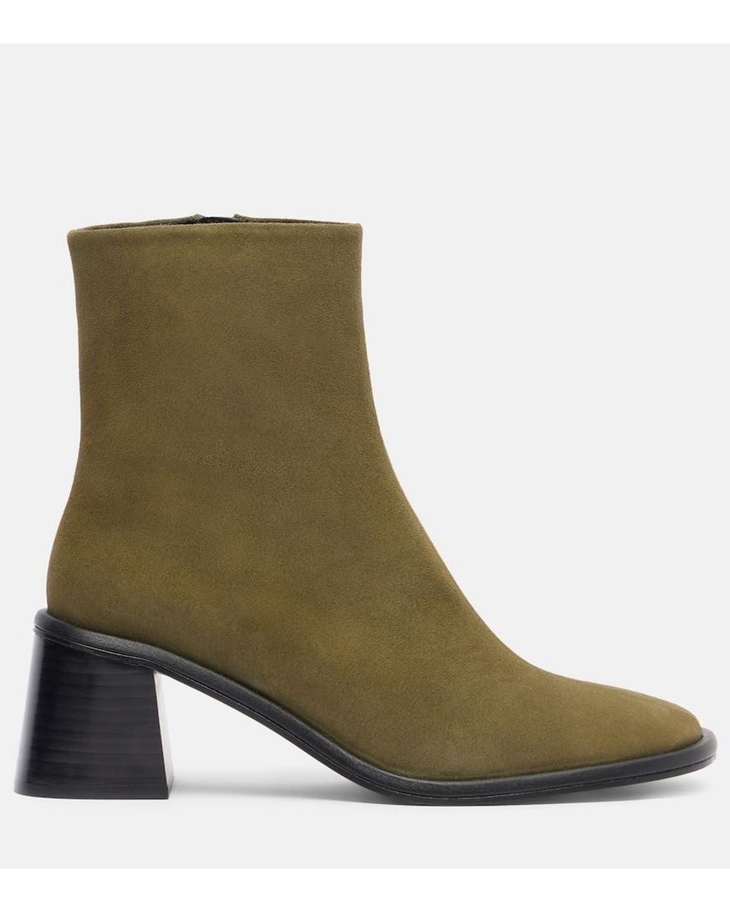 Souliers Martinez Green Mona 60 Suede Ankle Boots