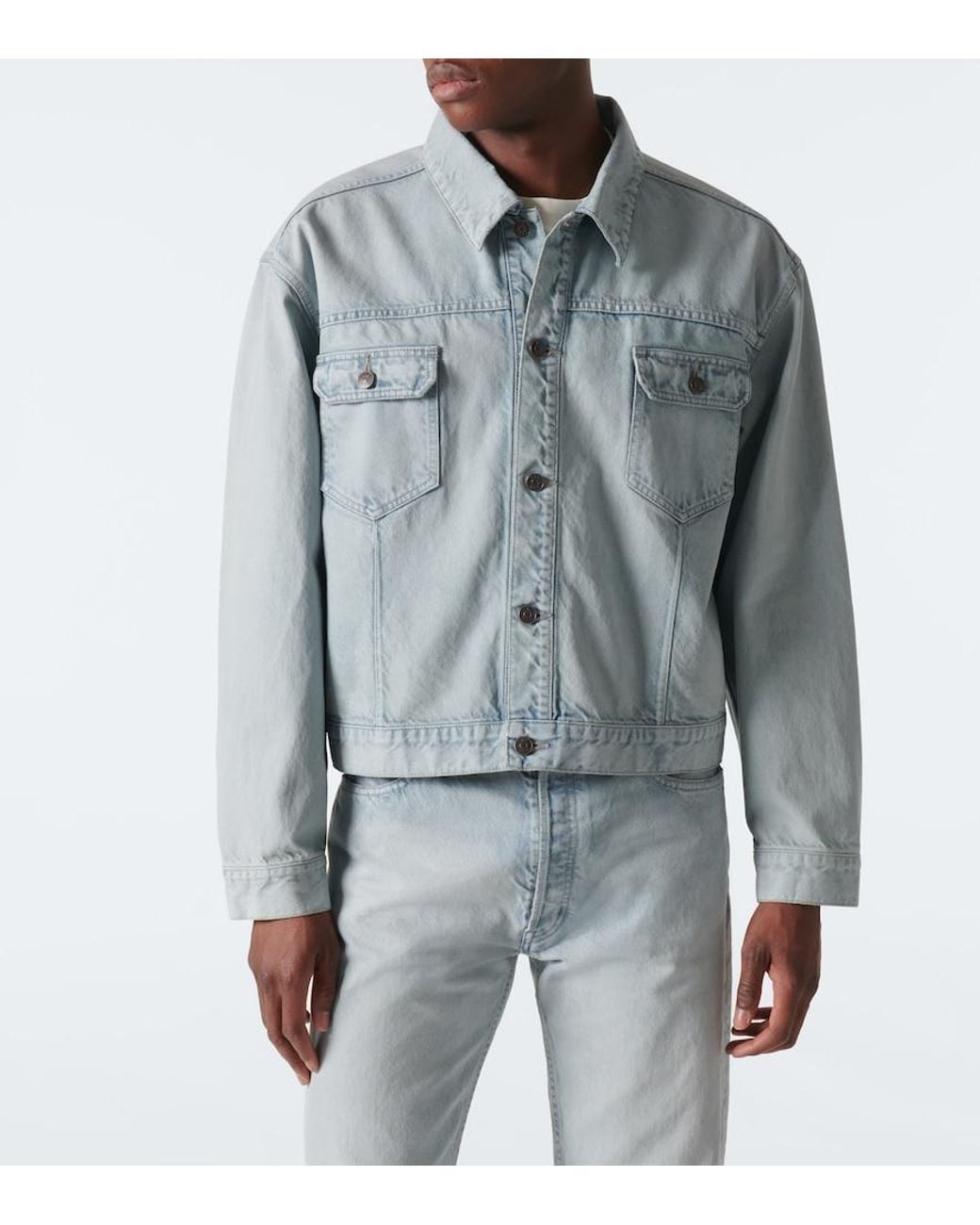 The Row Blue Orson Denim Jacket for men