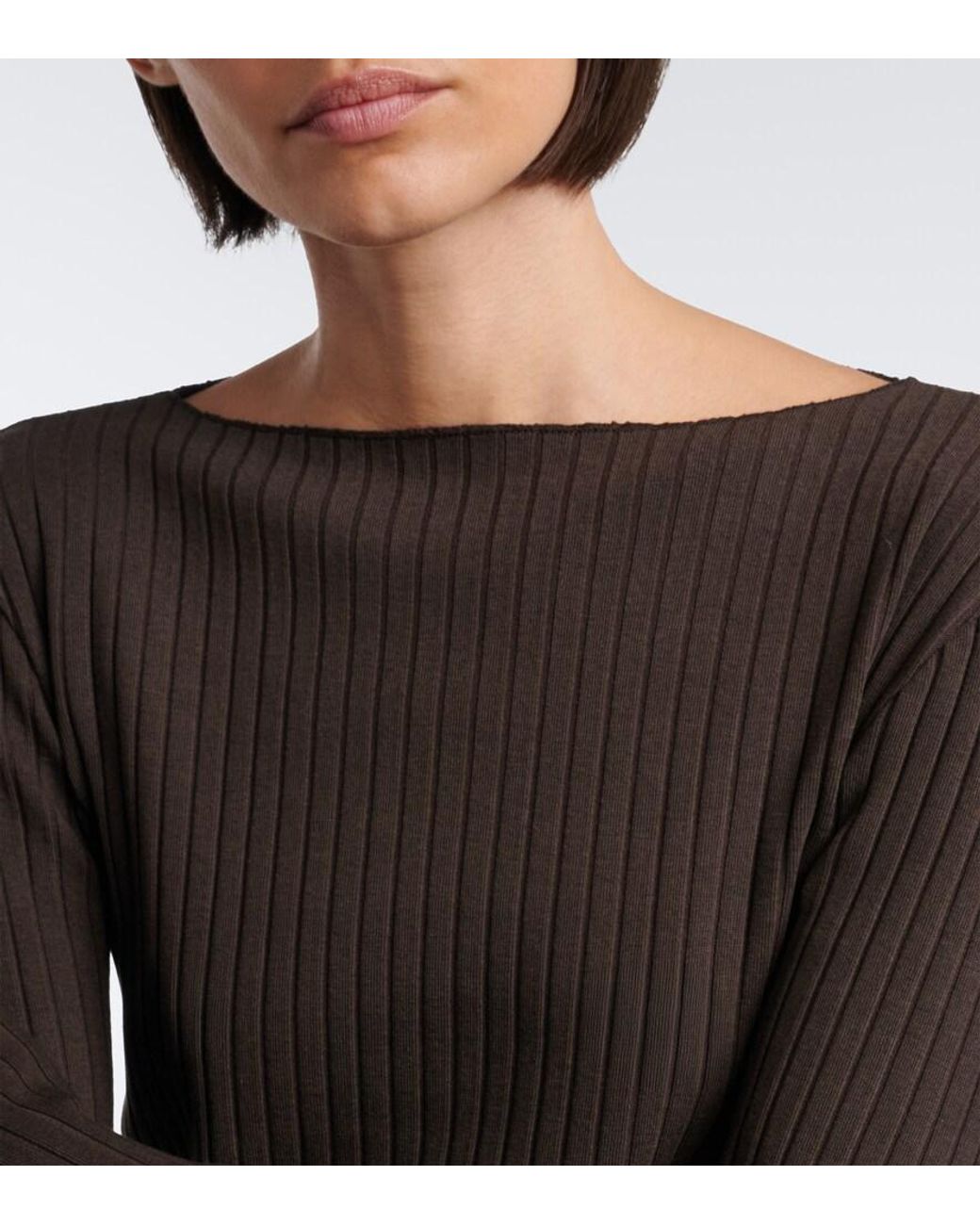 Pullover A Coste di Vince in Black