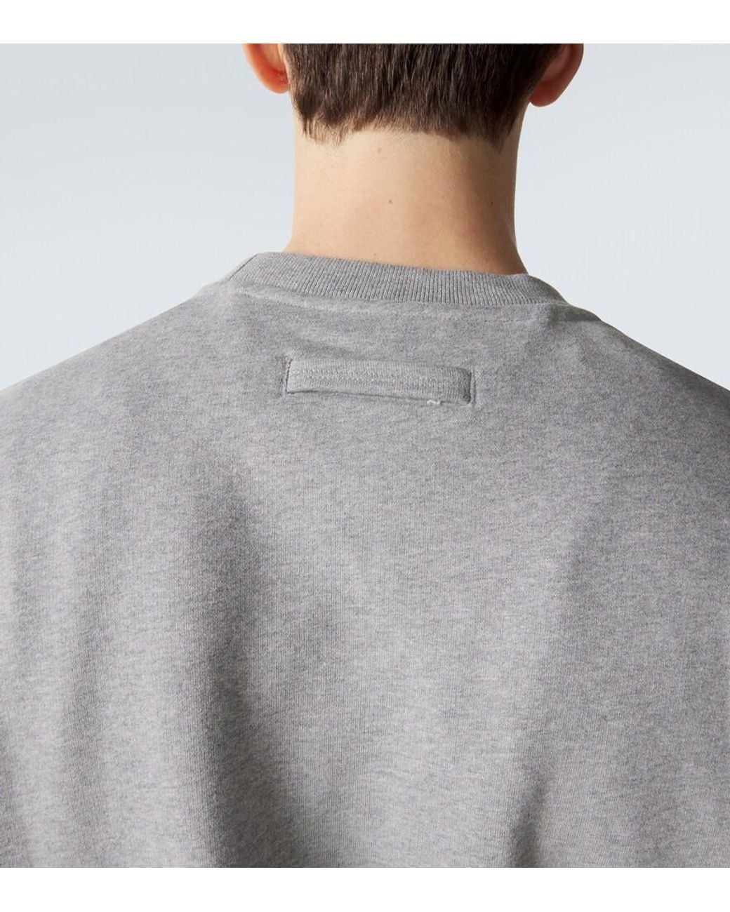 Zegna Gray #usetheexisting Cotton Sweatshirt for men