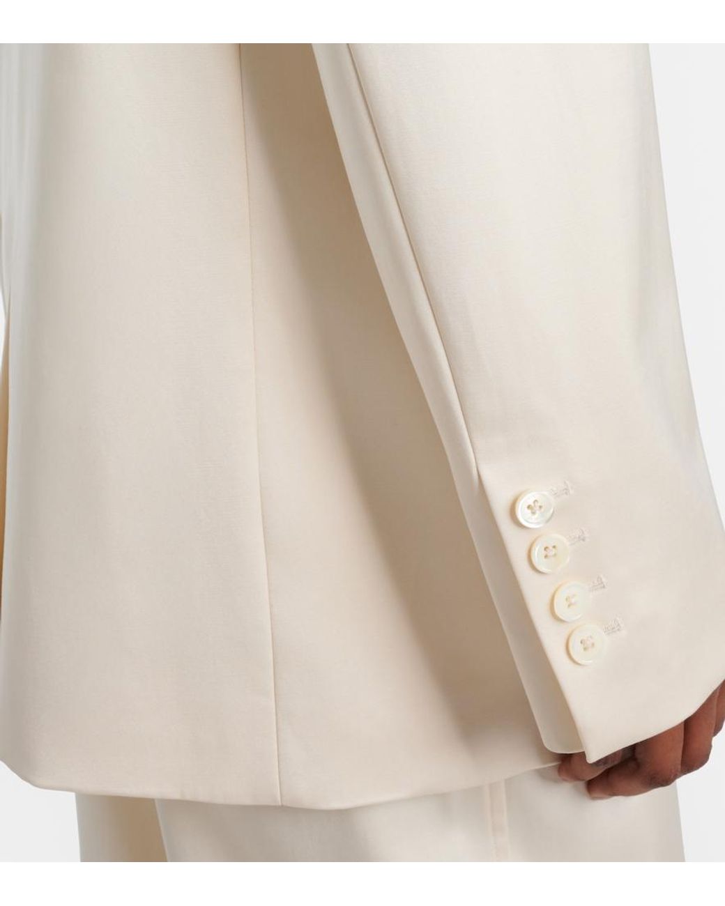 Totême Natural Satin Blazer