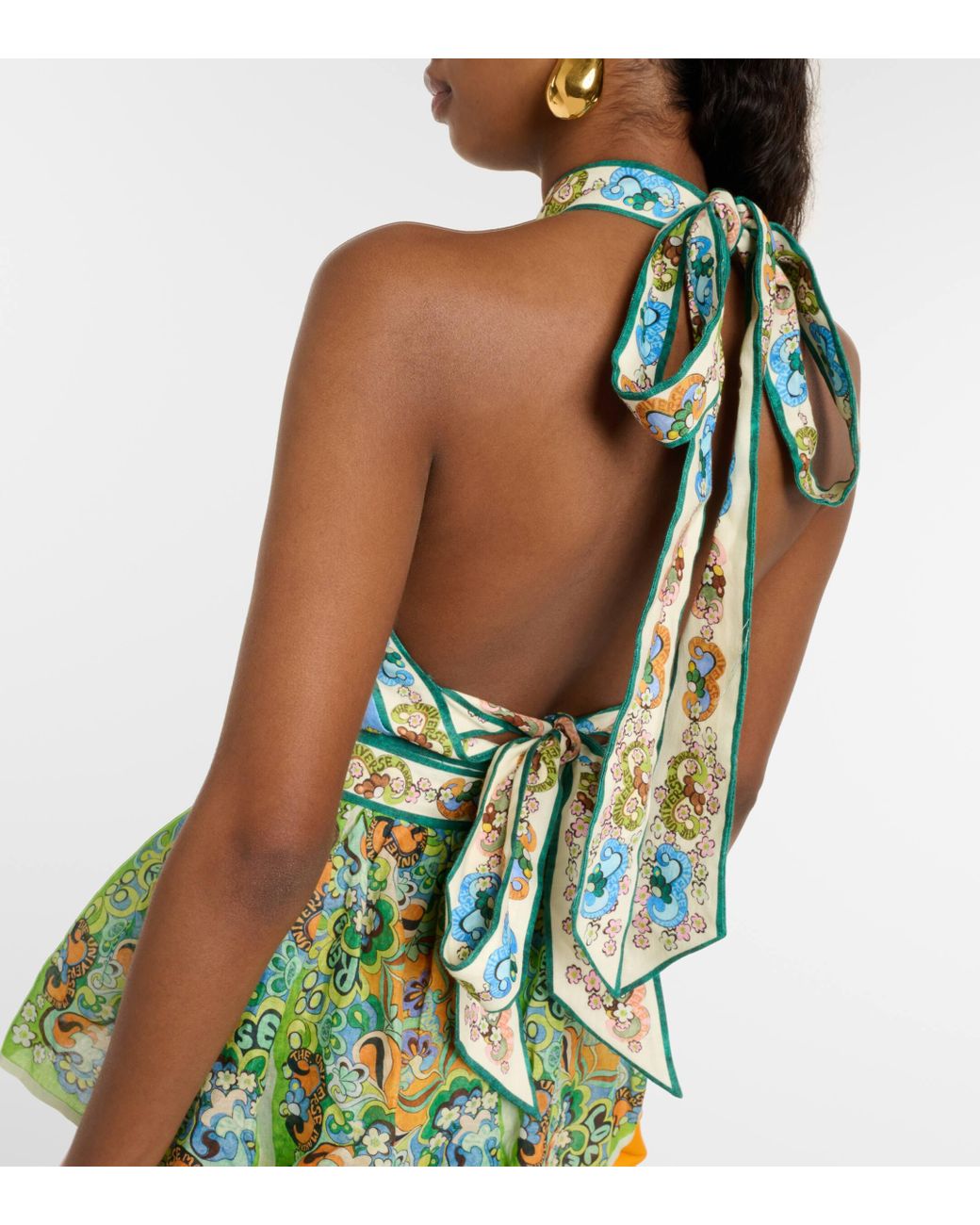 alemais dreamer halter dress ALÉMAIS Halterneck Tiered trends_Mini