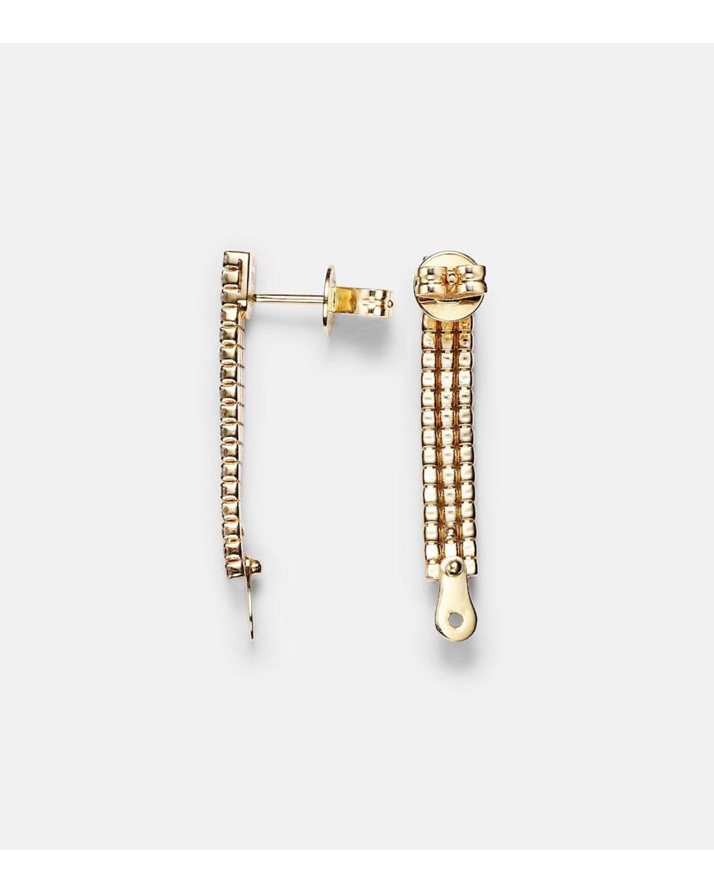SHAY White 18Kt Hoop Earrings With Diamonds