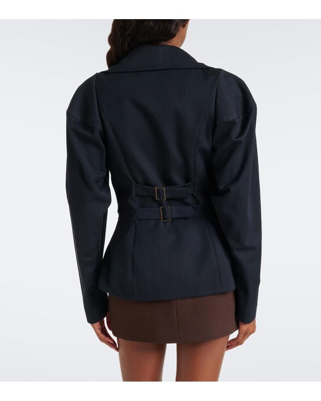 Vivienne Westwood Black Bergere Cotton And Wool Jacket
