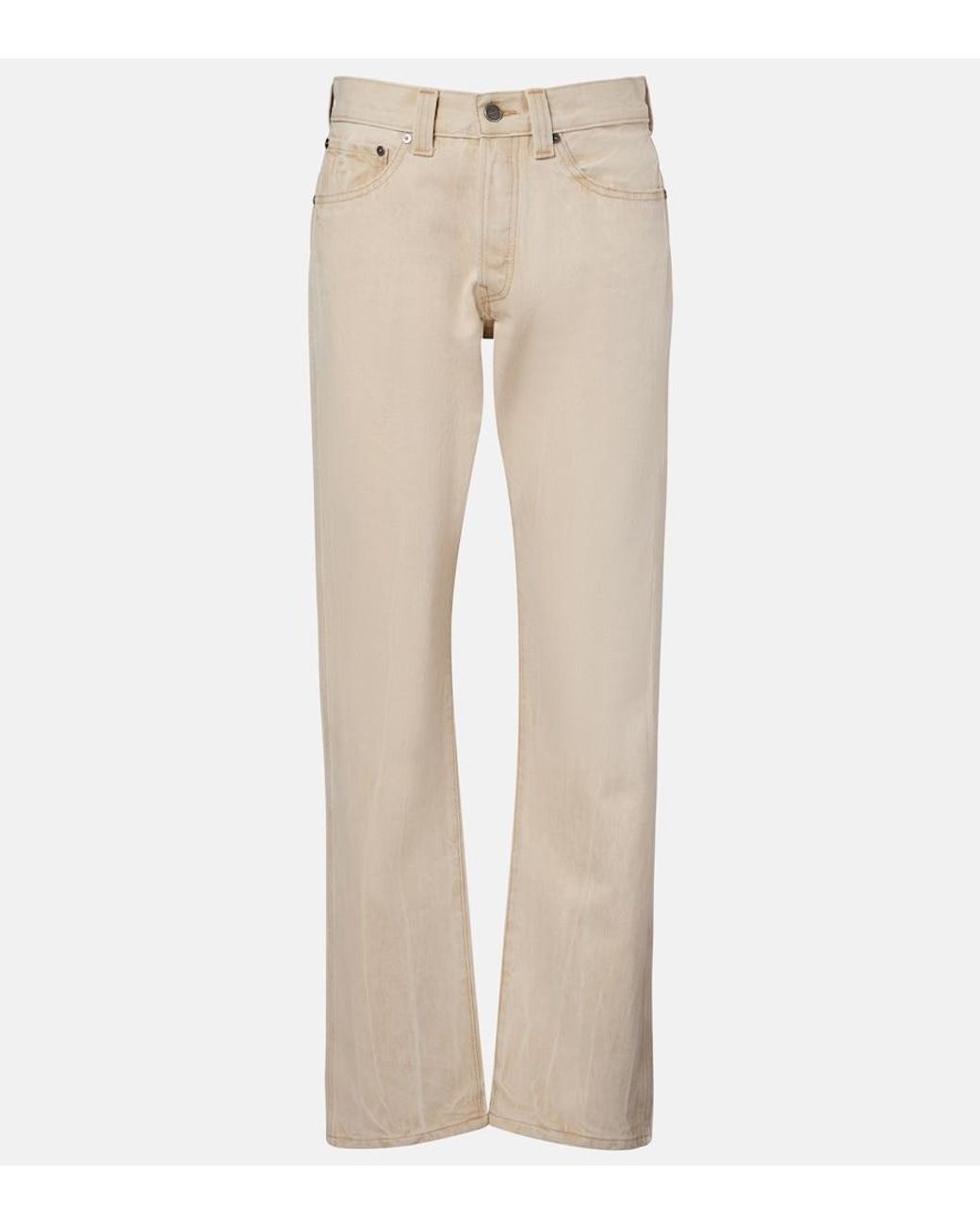 Khaite Natural Callum Straight Jeans