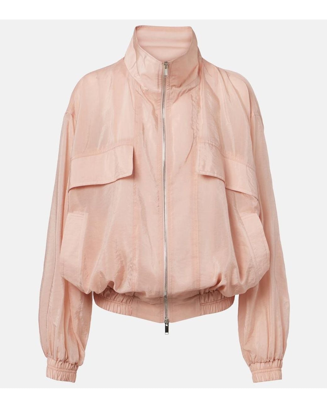 Frankie Shop Pink Drea Bomber Jacket