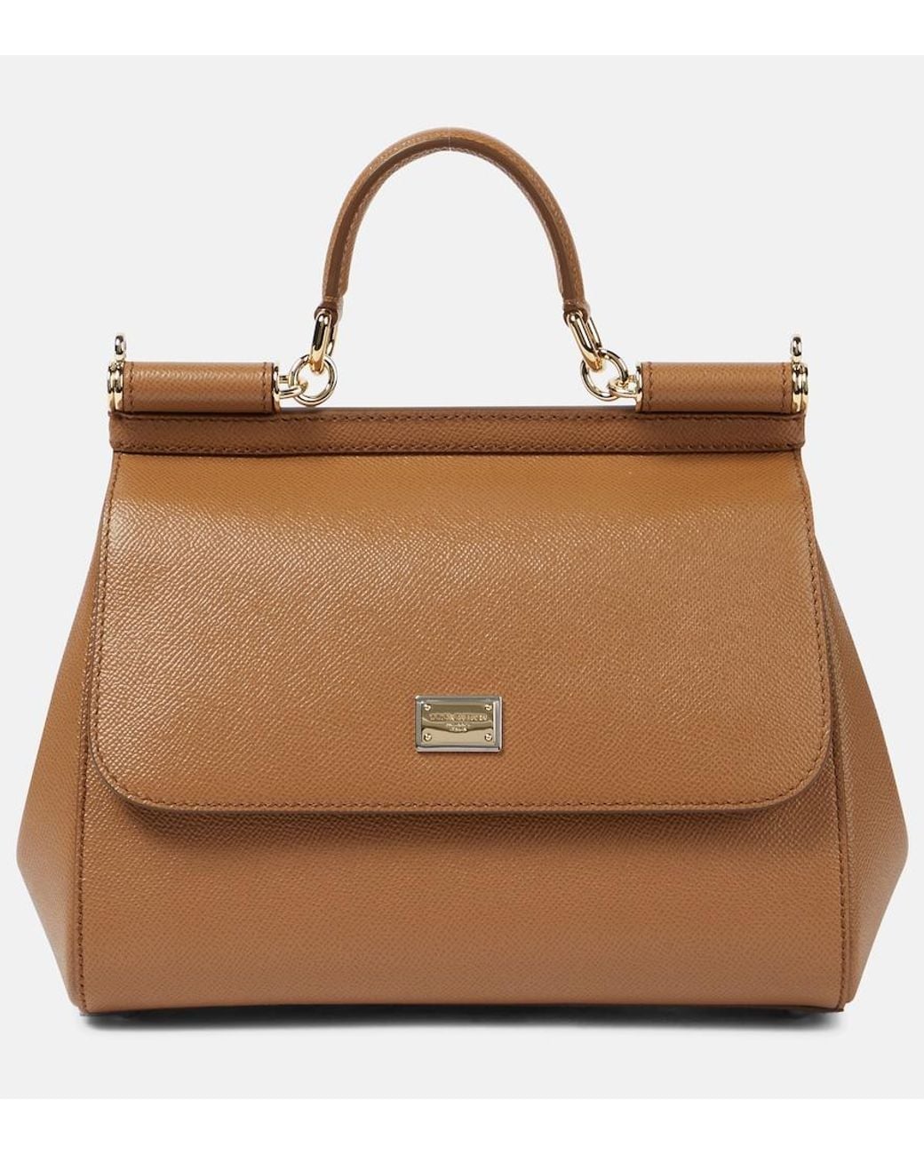 Dolce & Gabbana Brown Medium Sicily Bag