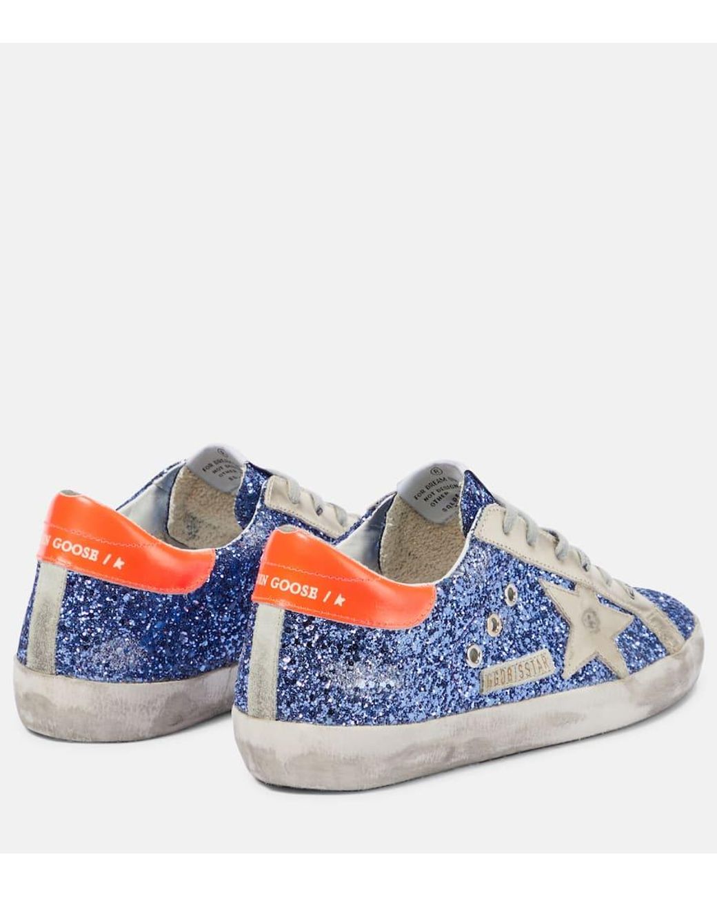 スニーカー Golden  Deluxe Brand Super-Star Sneakers In Smooth Leat Golden Goose Super-Star leather sneakers Golden Goose Deluxe
