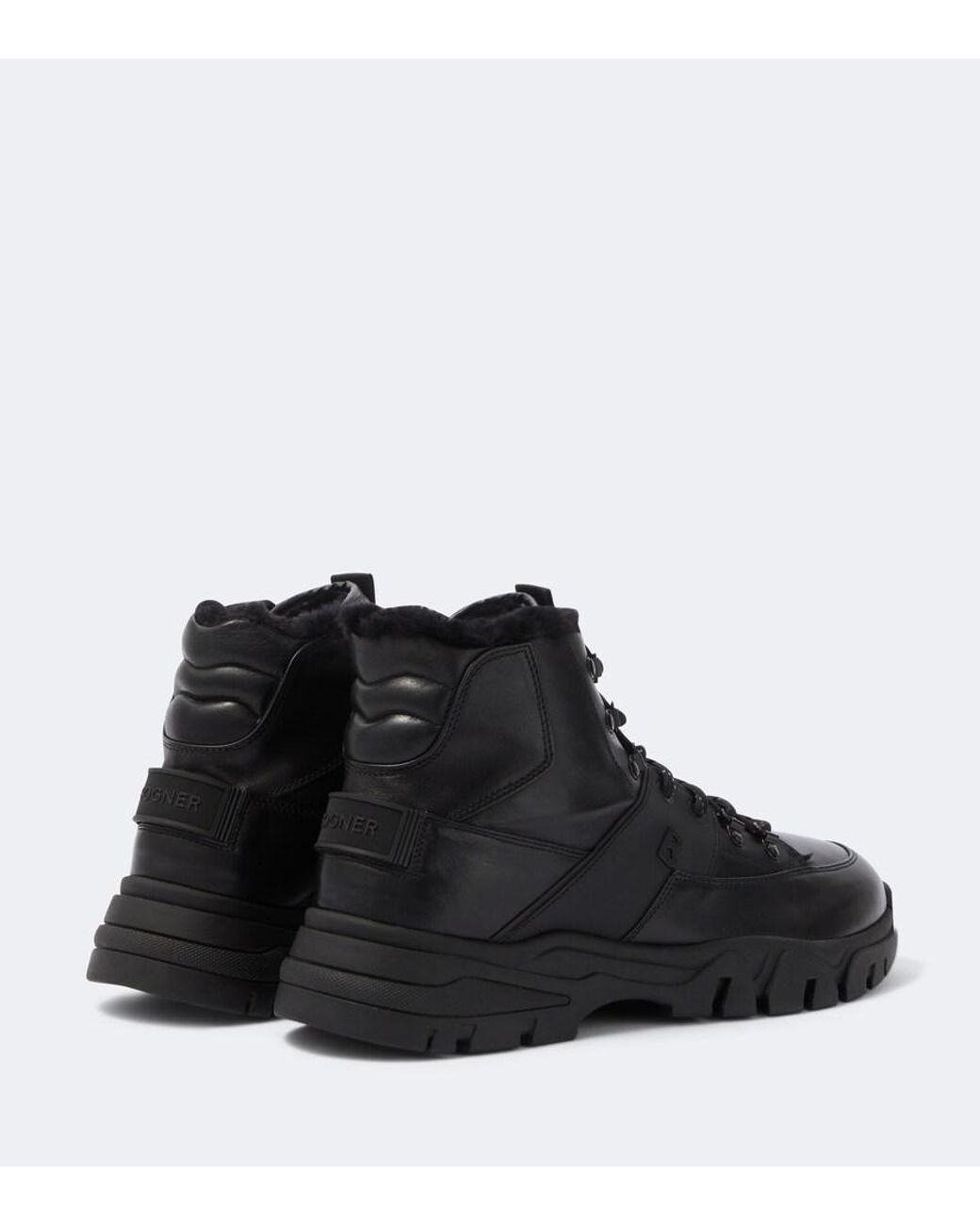Bogner Black Copper Mountain Lace-Up Boots for men