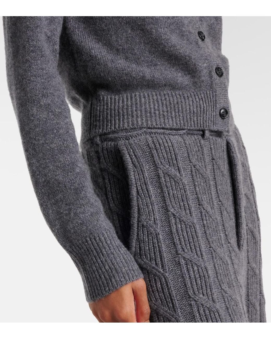 Lisa Yang Blue Beata Cashmere Cardigan