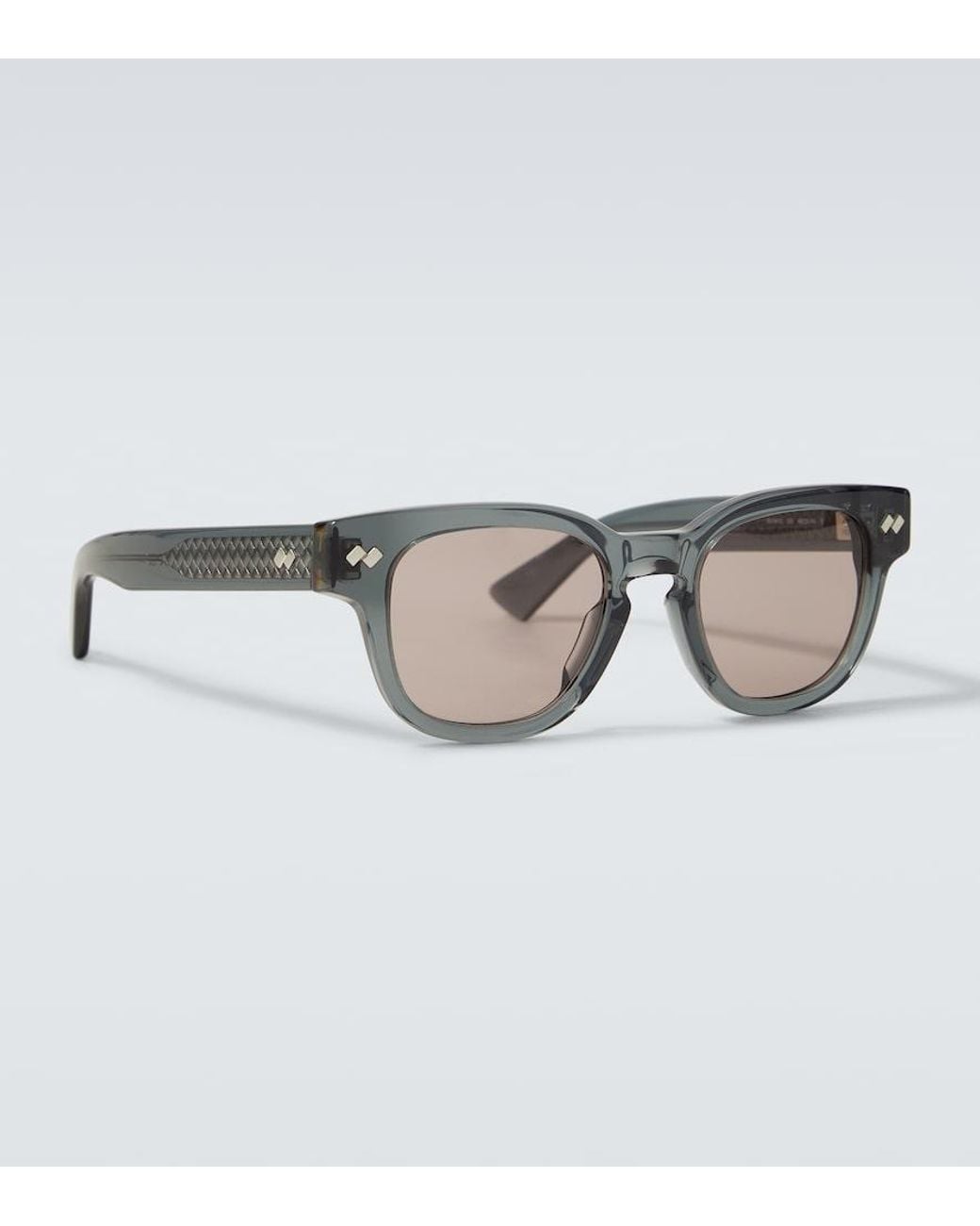Bottega Veneta Brown Square Sunglasses for men