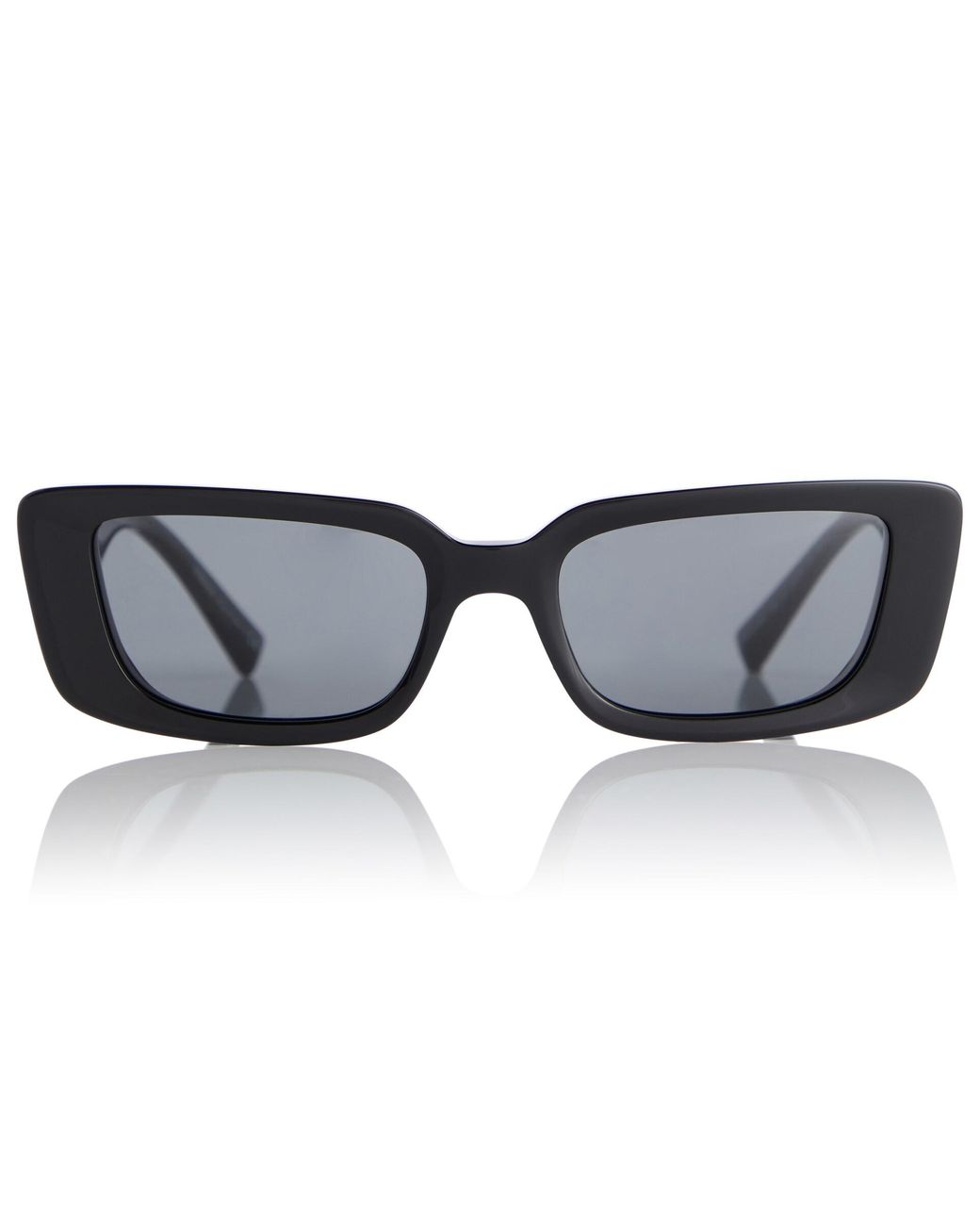 Versace Virtus Rectangular Sunglasses in Black | Lyst