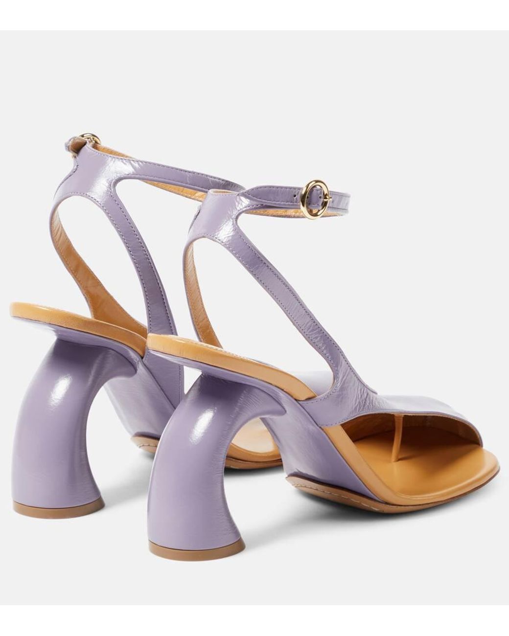 【大人気】DRIES VAN NOTEN Virgo 95 レザーパンプス Dries Van Noten Asymmetric Virgo 95 leather pumps Dries Van