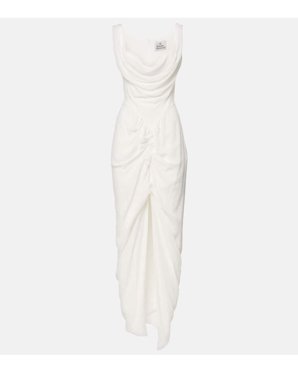 Vivienne Westwood★アシンメトリーパンサーマキシドレス Vivienne Westwood Panther Gathered Asymmetric Maxi Dress in