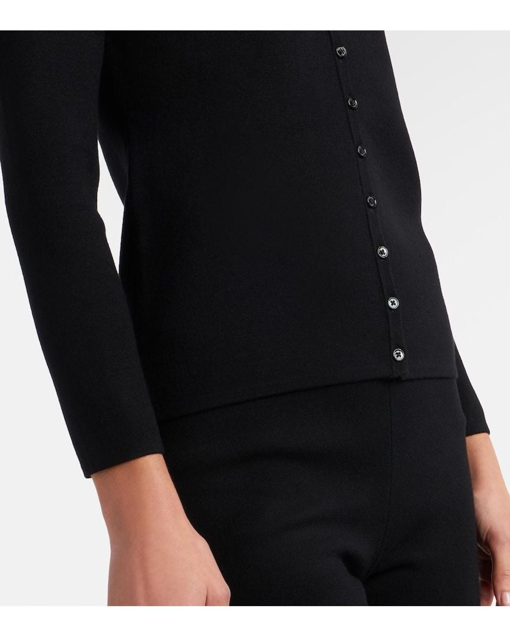 Totême Black Knitted Cardigan